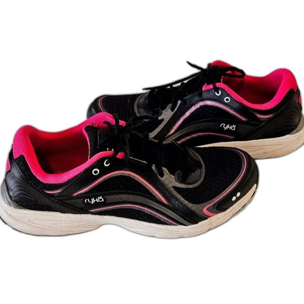 Ryka Black Pink Sky Walk Walking Sneakers Shoes Size 9 - Picture 6 of 12